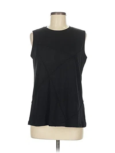 Pre-owned Automet Sleeveless Top Black One Shoulder Neckline Tops