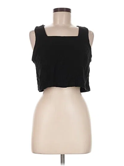 Pre-owned Automet Sleeveless Top Black Strapless Neckline Tops