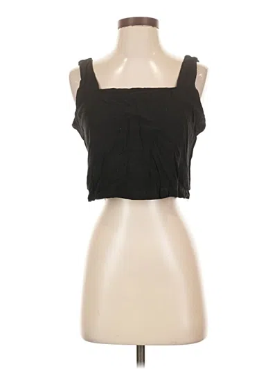 Pre-owned Automet Sleeveless Top Black Strapless Neckline Tops