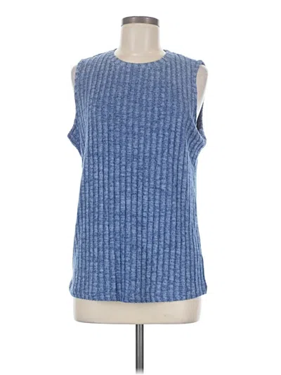 Pre-owned Automet Sleeveless Top Blue Boatneck Tops