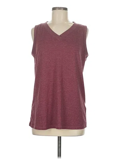 Pre-owned Automet Sleeveless T-shirt In Burgundy