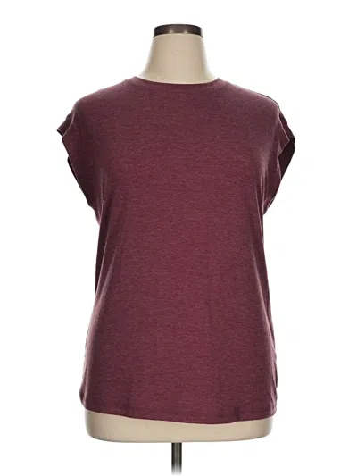 Pre-owned Automet Sleeveless T-shirt In Burgundy