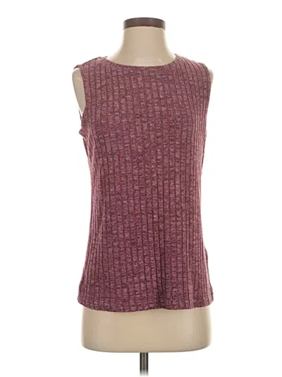 Pre-owned Automet Sleeveless T-shirt In Burgundy