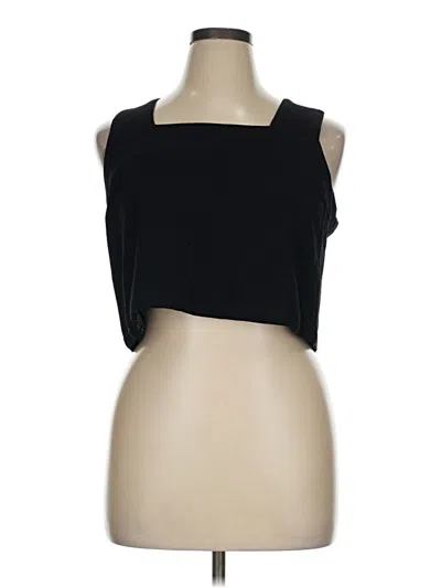 Pre-owned Automet Tank Top Black Strapless Neckline Tops