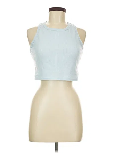 Pre-owned Automet Tank Top Blue Halter Neckline Tops
