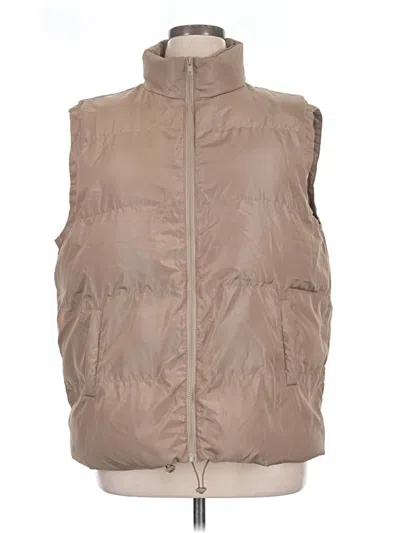 Pre-owned Automet Vest In Tan