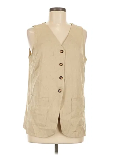 Automet Vest In Tan