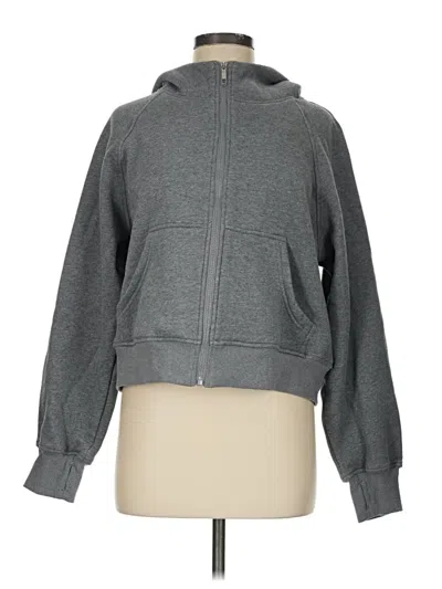 Pre-owned Automet Zip Up Hoodie In Gray
