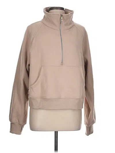 Pre-owned Automet Zip Up Hoodie In Tan