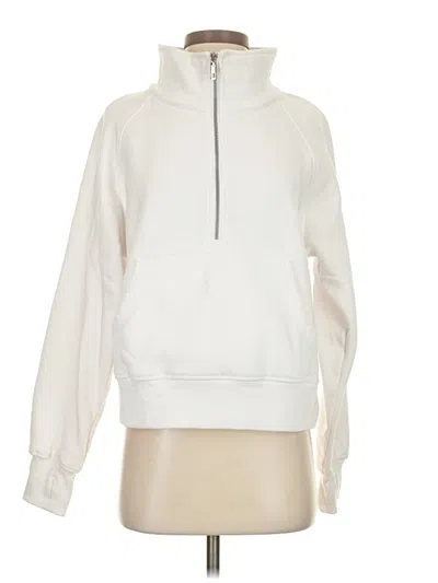 Pre-owned Automet Zip Up Hoodie In White