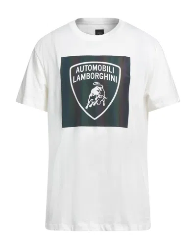Automobili Lamborghini T-shirts In White