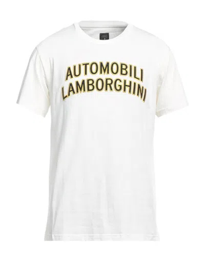 Automobili Lamborghini T-shirts In White