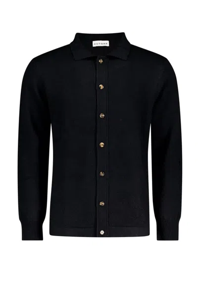Autore Cardigan Mcllroy In Wool And C Mere In Black