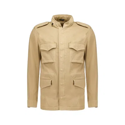Autore Cotton Field Jacket In Brown