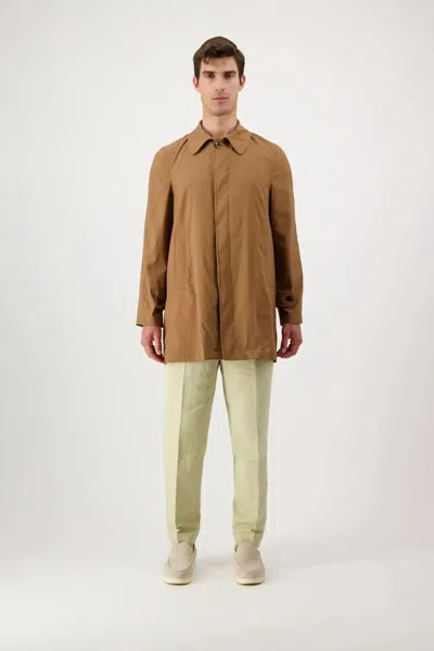 Autore Trench Horn In Cotton In Brown