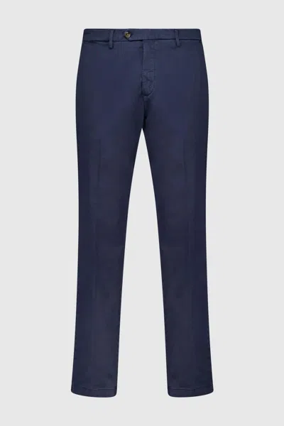 Autore Trousers Drake In Cotton In Blue