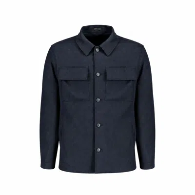 Autore Blue Cashmere Full-length Jacket