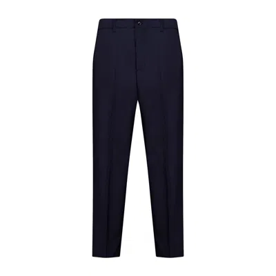 Autore Blue Wool Dress Pants