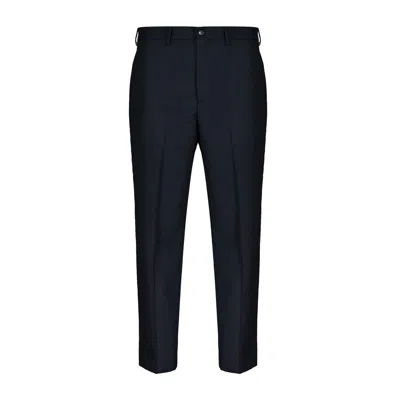 Autore Blue Wool Dress Pants In Black