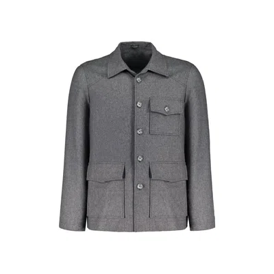 Autore Gray Cashmere Full-length Jacket