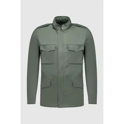 Autore Green Cotton Full-length Jacket