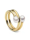 Autore Moda 9kt Yellow Gold Camille Pearl Ring In Gold