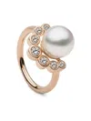 Autore Moda Brea Pearl-embellished Ring In Pink