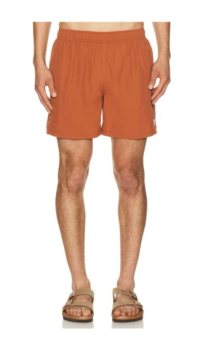 Auto-reply™ 5.5 Solid Sebastian Swim Trunk In Orange