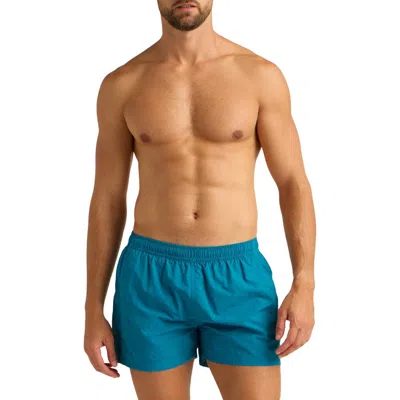 Auto-reply™ Sebastian Solid 4-inch Nylon Swim Trunks In Tidal Wave