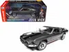 Autoworld 1969 Ford Mustang Dark Gray Metallic With Black Stripes "john Wick" (2014) Movie "silver Screen Mach In Black