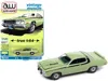 Autoworld 1973 Plymouth Road Runner 440 Mist Green With Black Stripes And Green Interior "vintage Muscle" Limi