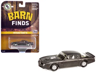 Autoworld 1976 Pontiac Firebird T/a "barn Finds" Gray Metallic (weathered) With White Interior "big Country Co