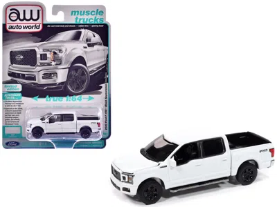 Autoworld 2020 Ford F-150 Fx4 Black Appearance Package Pickup Truck Oxford White "muscle Trucks" Series 1/64 D In Multi