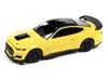 Autoworld 2021 Ford Mustang Shelby Gt500 Carbon Fiber Track Pack Grabber Yellow With Black Top "modern Muscle"