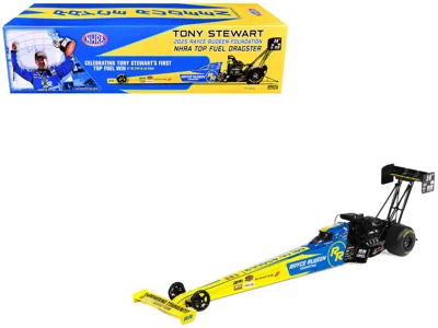 Autoworld Nhra Tfd (top Fuel Dragster) #14tf Tony Stewart "rayce Rudeen Foundation" Blue And Yellow (2025) 1/2