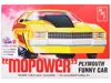 Autoworld Skill 2 Model Kit Plymouth Funny Car "mopower" 1/25 Scale Model By Amt In Multi