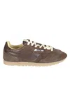 Autry Windspin Panelled Brushed Suede Sneakers In Brown