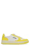 Autry 01 Low Man Goat Sneakers In Yellow
