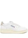 Autry Low-top White Sneakers With Retro-inspired Design In White