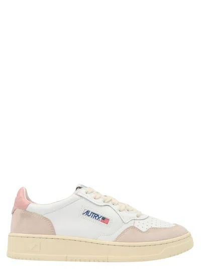 Autry 01 Sneakers Pink In Wht/tearose