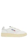 Autry Medalist Leather Sneakers In White