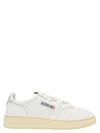 Autry Medalist Leather Sneakers In White