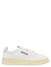 Autry Medalist Leather Sneakers In White