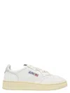 Autry Medalist Leather Sneakers In White