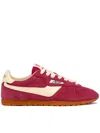 Autry 'windspin Low' Pink Sneaker With Logo On The Side And On The Heel