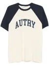 Autry Short Sleeves Contrasting Color In Neutral