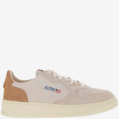 Autry Medalist Low Tric Suede Snd Cigar Sneakers In Multi
