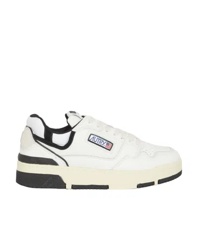 Autry Action Low-top Leather Sneakers In White