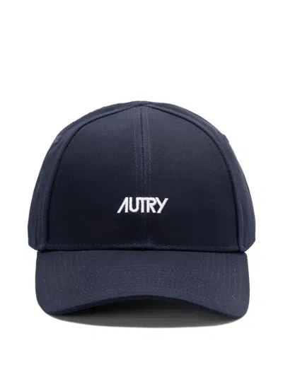Autry Adjustable Strap Cap In Blue