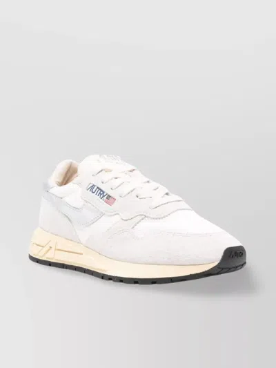 Autry Almond Toe Mesh Panels Sneakers